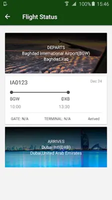 Iraqi Airways android App screenshot 0